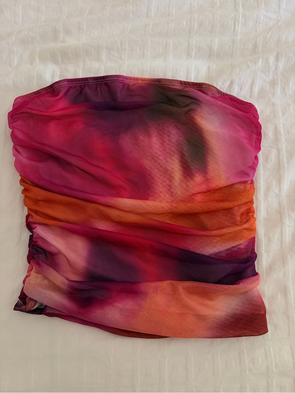 Women's Tube Top - Pink & Orange Ombre
